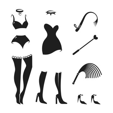 BDSM things set
