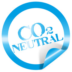 CO2 neutral Button 