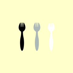 Restraurant vector icon fork