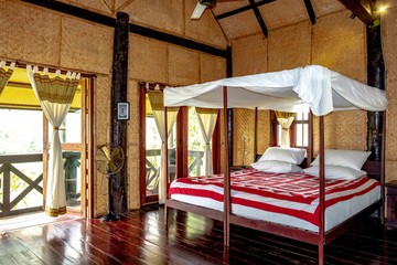 Bungalow room in Laos