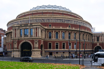 London, UK - 2019, NOV 15 - Royal Albert Hall in London