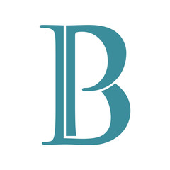 Initial BP  letter vector logo template