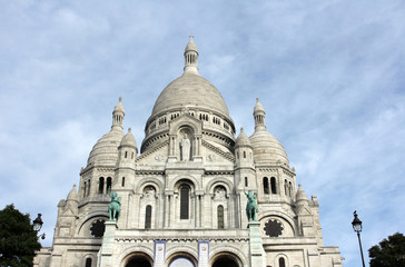 Fototapeta premium Basilique of Sacre Coeur, Montmartre, Paris, France