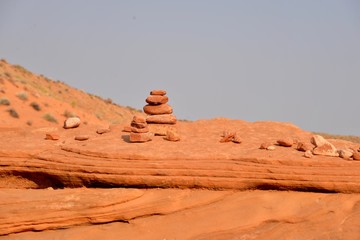 rock in the desert