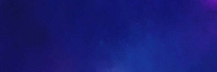 abstract painting background graphic with midnight blue, dark slate blue and indigo colors and space for text or image. can be used as header or banner