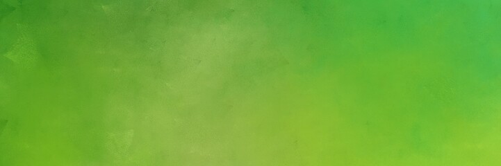 vintage abstract painted background with moderate green, yellow green and dark green colors and space for text or image. can be used as header or banner