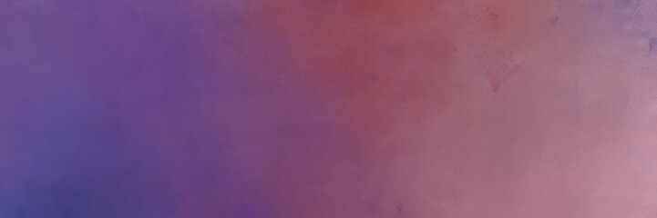 antique fuchsia, dark slate blue and rosy brown color background with space for text or image. vintage texture, distressed old textured painted design. can be used as header or banner