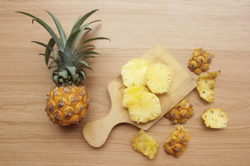 pineapple on the table
