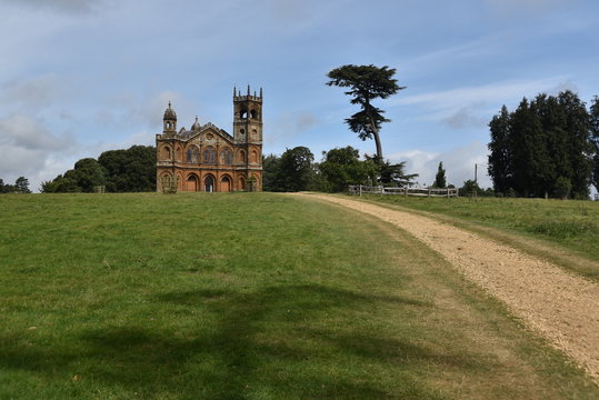 Gothic Folly At Stowe Uk