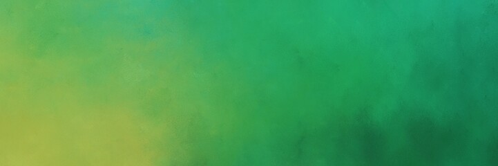 painting vintage background illustration with sea green, yellow green and moderate green colors and space for text or image. can be used as header or banner