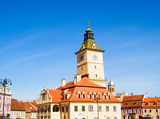 Fototapeta premium Romania Brasov old town main square