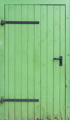 Alte grüne Tür 