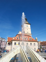 Romania Brasov old town main square