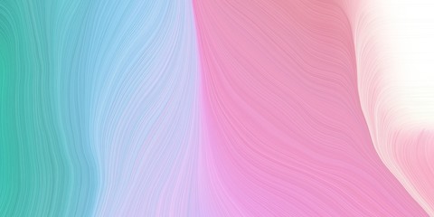 smooth swirl waves background illustration with plum, medium aqua marine and pastel magenta color