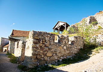 Romania Rasnov ancient fortress old town