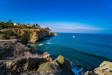 Fototapeta na wymiar Pacific Ocean Southern California, at La Jolla in southern California,San Diego, USA