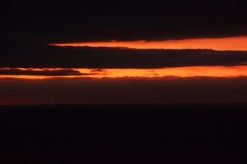 Obraz premium Background material / Spectacle of the sky before sunrise.