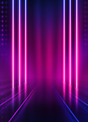 Empty dark abstract background. Background of an empty show scen