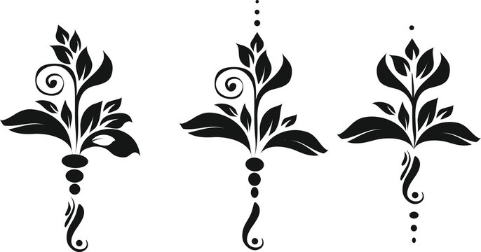 TATOO FIORE LOTO STILIZZATO UNALOME