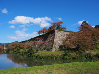 秋の篠山城跡