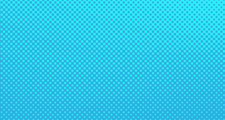 Blue halftone pop art background abstract vector comics style blank layout template with clouds beams and isolated dots pattern. For sale banner for your designe 1960s. with copy space eps10