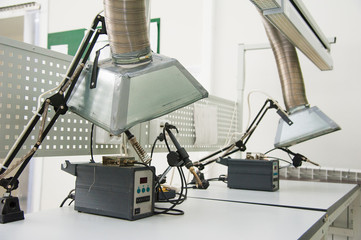 Soldering microchips and circuit boards