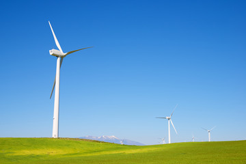 Fototapeta premium Wind energy concept