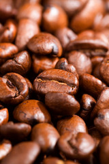 brown aromatic coffee