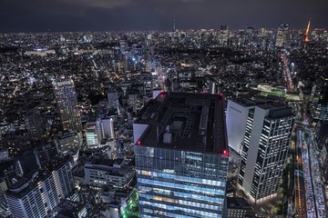 東京都・渋谷区 SHIBUYA SKYの夜景