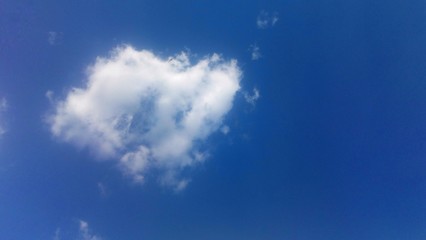 blue sky with clouds