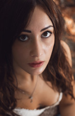 Fototapeta premium Portrait of a beautiful model