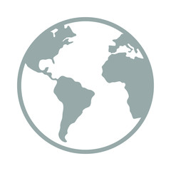 Fototapeta na wymiar World globe icon. worldwide web logo vector.