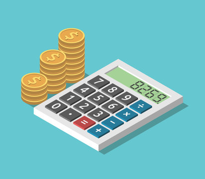 Isometric Calculator, Coins Stacks