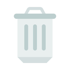 Dustbin Vector illustration. Modern flat Icon for Business & Office. 