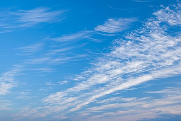 Sky and clouds . new light day .    Beautiful blue sky