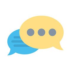 Business Talk Vector illustration. Modern flat design graphic elements. 