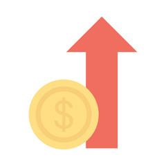 Profit Vector illustration. Modern flat design graphic elements. 