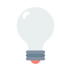 Bulb Vector illustration. Modern flat design graphic elements. 
