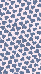 Seamless Pattern (Triangle shapes, White Star Light on Blue Textile, Wooden Pattern)