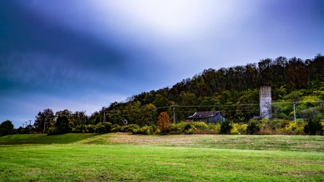 Rural Indiana Country Side Old Barn