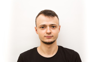 Obraz premium portrait of young man isolated on white background