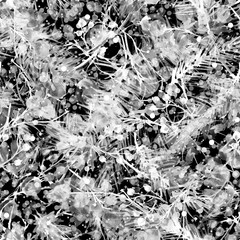 Seamless watercolor Christmas pattern with berries and spruce. Pattern Christmas ornaments from the branches painted with watercolors. Branches of trees. Art pattern