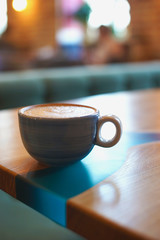 Wood and epoxy table