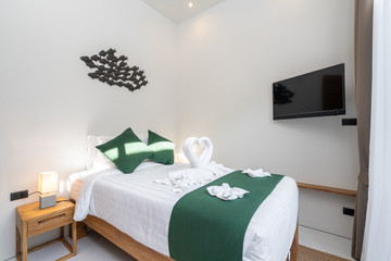 spacious and modern bedroom