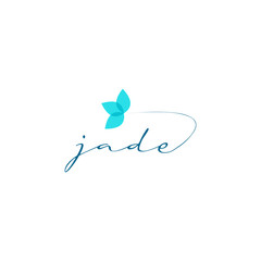 Jade logo design template