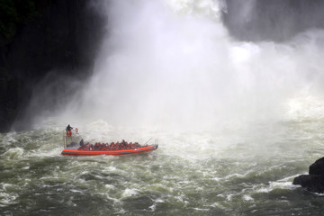 Naklejka premium Iguazu Falls - Iguazú National Park, Paraná, Brazil, Argentina