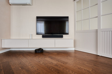 stained glass doors in the living room