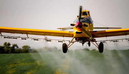 Spraying plane © Sibony