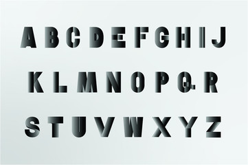 This is a semi-3D typeface I designed, can be used for any marketing graphic designs. All parts are editable including shape and colours. 