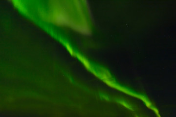 Aurora at night in the sky in the north.